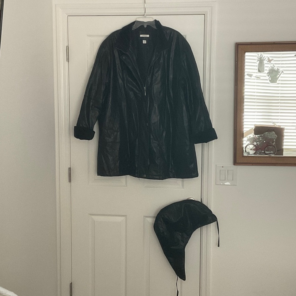 Dress Barn Black Trench Coat
